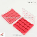 MC5057A For 12 colors Heart shape pan Square Eye shadow compact case